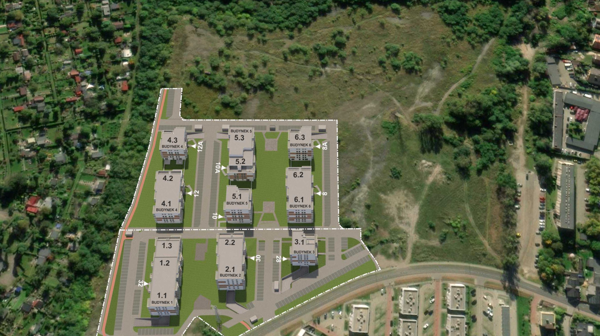 Harmony Park - Budynki